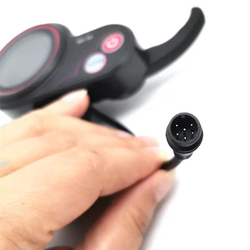A64P-QS-S4 36V-60V Thumb Throttle LCD Display+Lgnition Lock Key For Zero 8 9 10 8X 10X Electric Scooter 6PIN Display E-Scooter P
