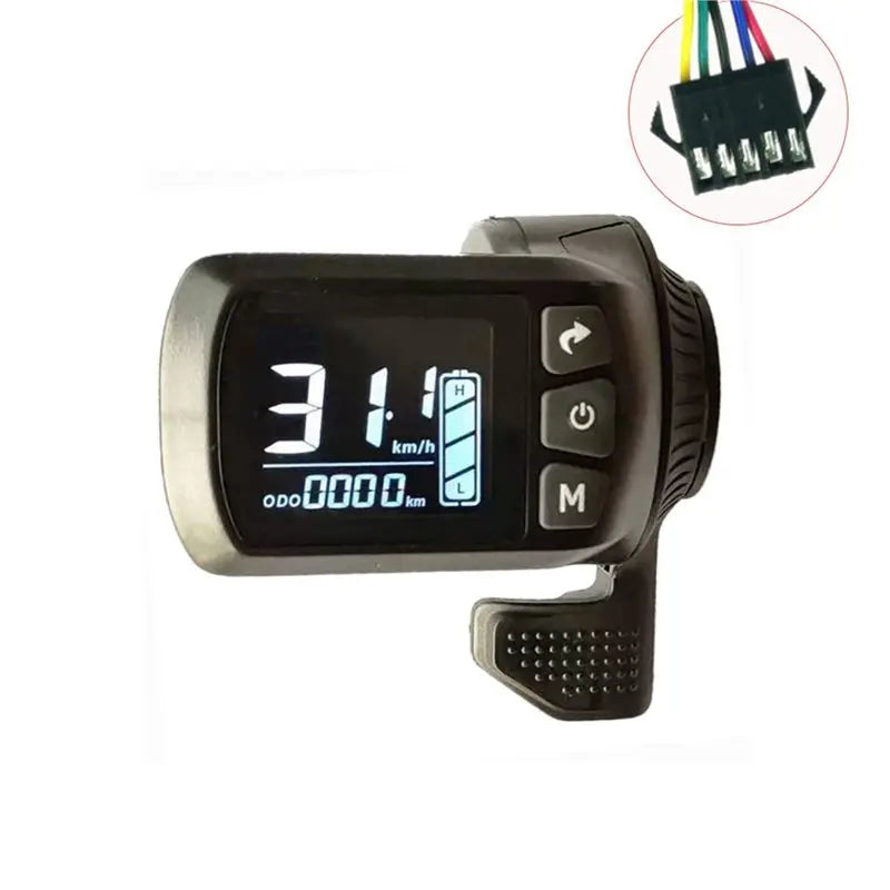 E-Bike LCD Display Panel Thumb Throttle Electric Bicycle Scooter GZ3 For Ebike Controller 24V 36V 48V