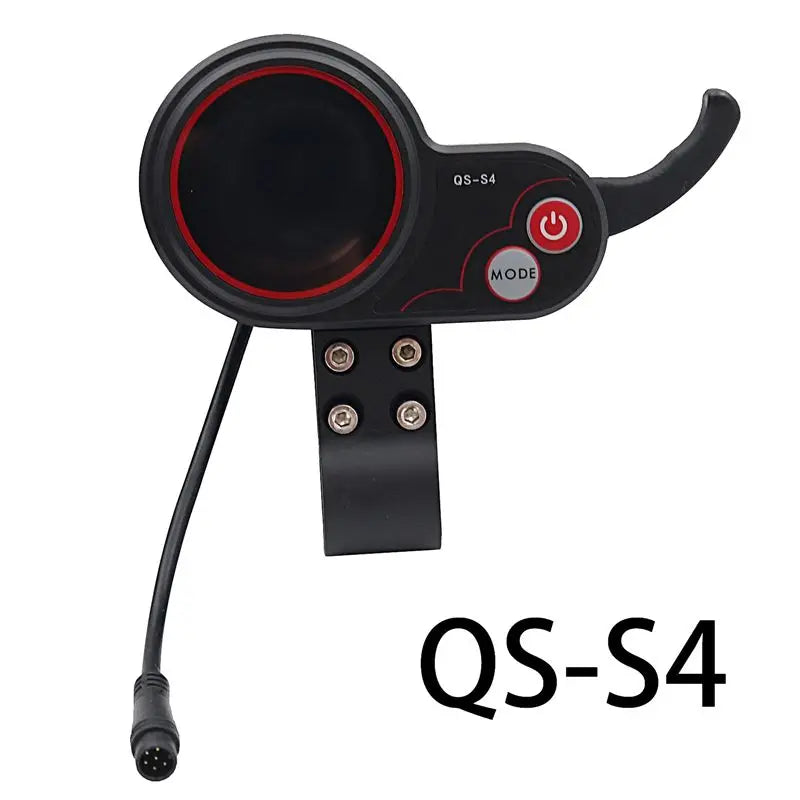 A64P-QS-S4 36V-60V Thumb Throttle LCD Display+Lgnition Lock Key For Zero 8 9 10 8X 10X Electric Scooter 6PIN Display E-Scooter P