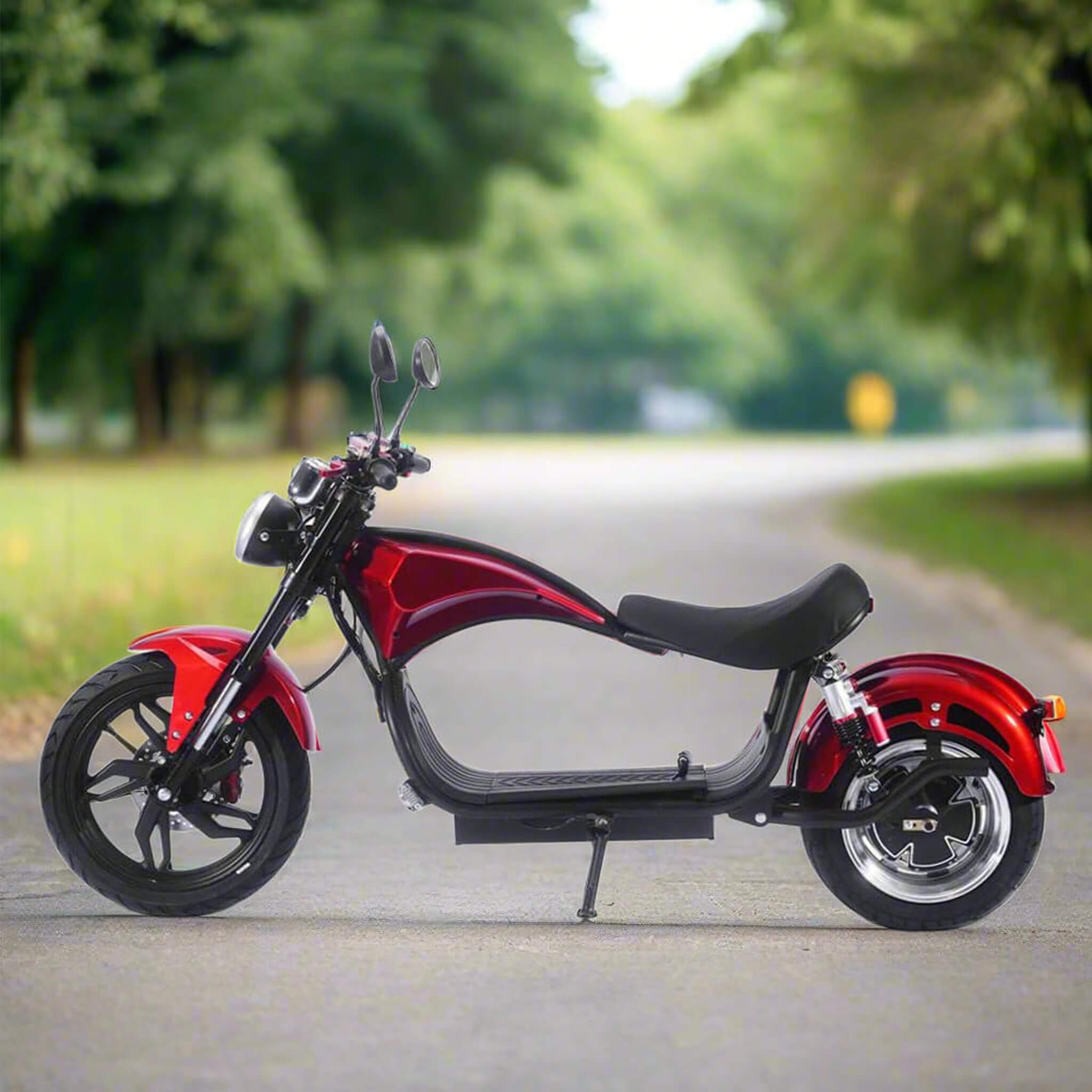 MotoTec Raven 60V/30AH 2500W Electric Moped Motorcycle Scooter For Adults (SAK48263)
