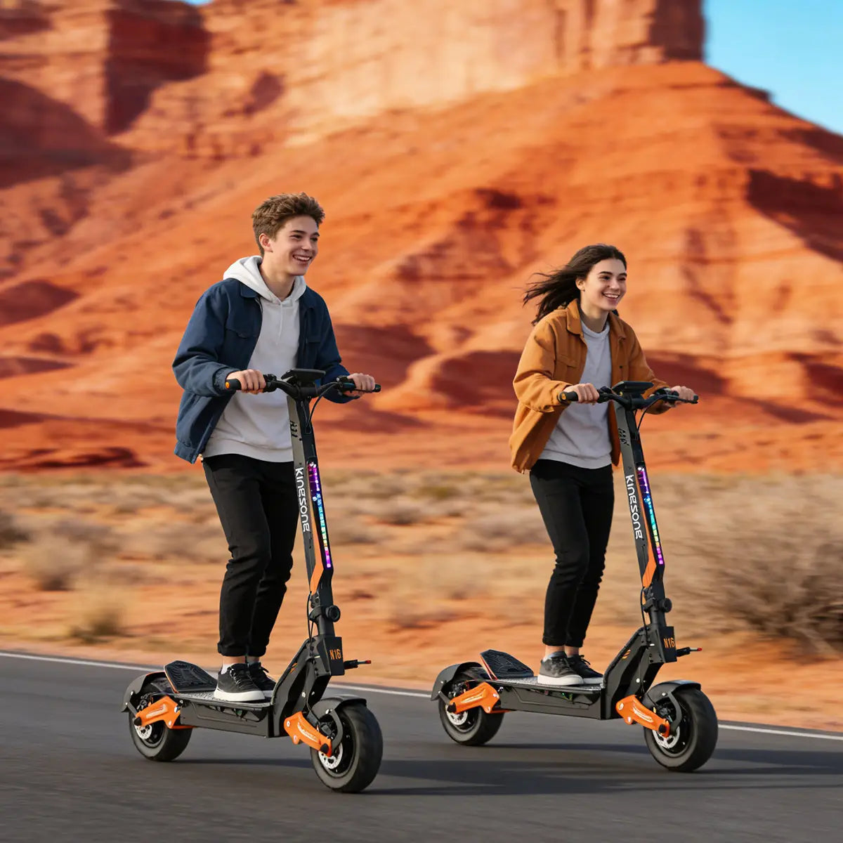 KingSong N16  Electric Scooter, 11inch, 60mile Range,  1776Wh Battery, 3600W, UL 2272 Certified